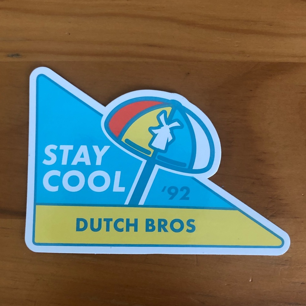 Dutch Bros Stay Cool Sticker